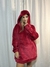 Maxibuzo polar soft rojo (talle único, abarca hasta un talle 6) en internet