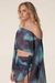 Image of Conjunto Top Brisa e Saia Sunset Cereja