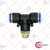 CONEXÃO PNEUMÁTICA "T" 1/4x6mm - comprar online