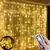 Cortina LED Com Controle para Decoração Brilho Mágico