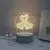 Luminária LED de Mesa Decorativa 3 Cores Brilho Criativo - comprar online