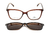 Armação De Acetato Clipon Gi820 C4 Tarta