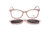 Armação De Acetato Clipon Om22338 C2 Nude