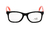 Armação De Acetato S825 C14 Preto/Vermelho