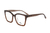 Armação De Acetato Hr-z906 C4 Marrom/Brilho
