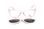Armação De Acetato Clipon Om22337 C5 Rosa