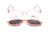 Armação De Acetato Clipon Nt8824 C5 Rosa transparente