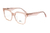 Armação De Acetato Hr-z900 C5 Rosa/Brilho