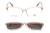 Armação De Acetato Clipon Nt7006 C9 Marrom Degrade