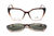 Armação De Acetato Clipon CF89011 C3 Marrom
