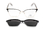 Armação De Metal Clipon Sl1725 C2 Preto/Dourado