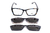 Armação De Acetato Clipon Sl1706 C2 Azul