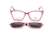 Armação De Acetato Clipon 5502 C2 Rosa