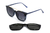 OUT Armação De Acetato Clipon C1003 C6 Azul - comprar online
