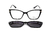 Armação De Acetato Clipon JL8537 C1 Preto