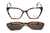 Armação De Acetato Clipon CF89011 C4 Tarta
