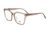 Armação De Acetato Hr-z906 C5 Nude/Brilho