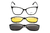 Armação De Acetato Clipon 1025 C1 Preto - Difaty Glasses