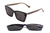 Armação De Acetato Clipon Sl1706 C6 Nude/Lilás - comprar online