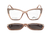 Armação De Acetato Clipon Ca3087 C6 Nude