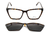 Armação De Acetato Clipon SL1768 C2 Tarta