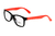 Armação De Acetato S825 C14 Preto/Vermelho - comprar online