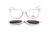 Armação De Acetato Clipon Om22338 C5 Rosa