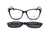 OUT Armação De Acetato Clipon Hl8401 C01 Preto