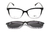 Armação De Acetato Clipon Gi820 C5 Preto/Degradê