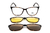 Armação De Acetato Clipon 1025 C2 Tarta - Difaty Glasses