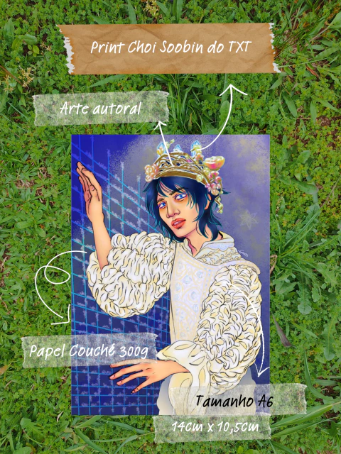 PRÉ-VENDA Print Beomgyu TXT - Arte Conceitual The Chaos Chapter: FREEZE