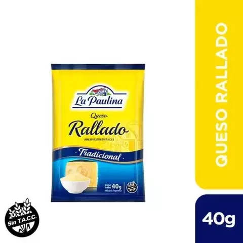 QUESO LA PAULINA RALLADO 40 GR