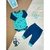 Conjunto Body Manga Longa + Calça Davi - Coala Baby