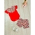 Imagem do Conjunto c/ 3 Peças Body + Shorts + Bandana Gabriela