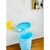 Kit Quarto Completo Cesto Grande+Bacia+Lixeira+Balde+6 Cabides Gatinho+Cesto+Porta Algodão+Travesseiro+Toalha Orelhinha