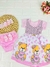 Kit 3 Peças Vestido de Ursinho + Calcinha Bunda Rica + Faixa de Cabelo de Renda - comprar online