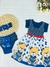 Kit 3 Peças Vestido de Ursinho + Calcinha Bunda Rica + Faixa de Cabelo de Renda na internet