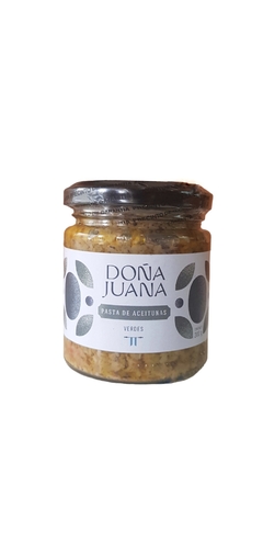 Pasta de aceitunas verdes
