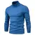 Suéter de gola alta grosso masculino, pulôver casual, monocromático, quente, - loja online