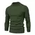 Suéter de gola alta grosso masculino, pulôver casual, monocromático, quente, - loja online