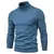 Suéter de gola alta grosso masculino, pulôver casual, monocromático, quente, - comprar online