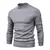 Suéter de gola alta grosso masculino, pulôver casual, monocromático, quente, - loja online