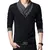 2024 marca de moda tendência fino ajuste manga longa t camisa masculina retalho