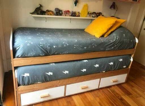 Cama Nido con cajones.