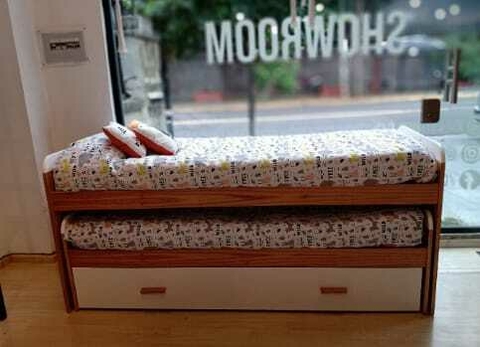 Cama Nido con cama carro.