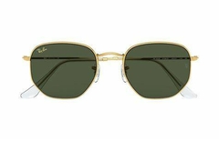 ROUND METAL HEXAGONAL GOLD GREEN RB 3548 001