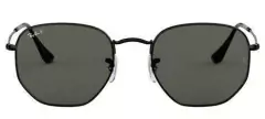 ROUND METAL HEXAGONAL BLACK GREEN RB 3548 002