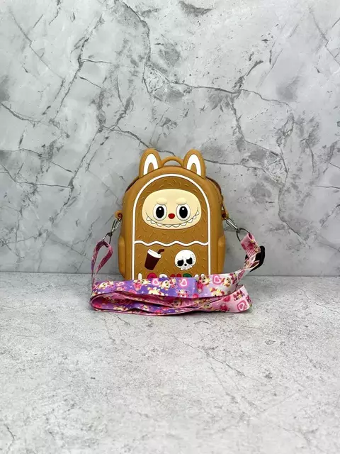 Bandolera Grande Cartera Infantil Silicona Labubu Kawaii - comprar online