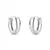 Brinco de Argola click de Prata 925 1,2x4mm - comprar online