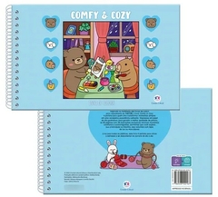 Livro Colorir Comfy and Cozy - AZUL